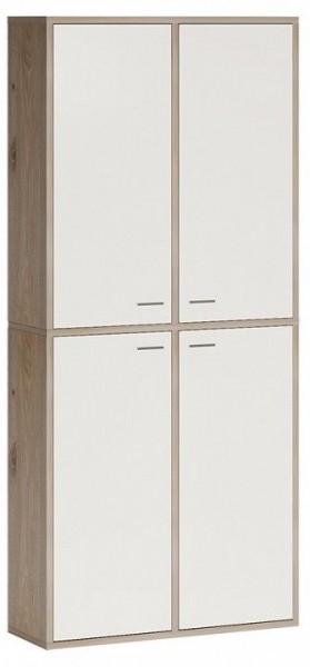 Шкаф книжный Домино СУ(ш2в2)+4ФГ в Нягани - nyagan.ok-mebel.com | фото