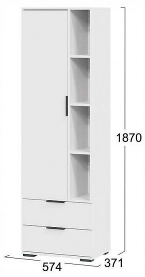 Шкаф комбинированный Агата в Нягани - nyagan.ok-mebel.com | фото 4