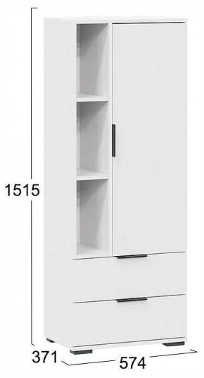 Шкаф комбинированный Агата в Нягани - nyagan.ok-mebel.com | фото 4