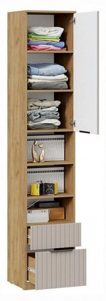 Шкаф комбинированный Хилтон Исп. 2 в Нягани - nyagan.ok-mebel.com | фото 3