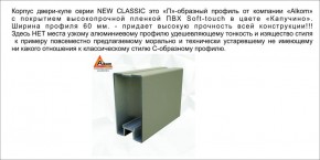 Шкаф-купе 1500 серии NEW CLASSIC K2+K2+B2+PL2(2 ящика+1 штанга+1 полка) профиль «Капучино» в Нягани - nyagan.ok-mebel.com | фото 17