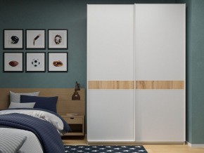 Шкаф-купе 1600 серии SOFT D6+D6+B2+PL3 (2 ящика+2штанги) профиль «Капучино» в Нягани - nyagan.ok-mebel.com | фото 5
