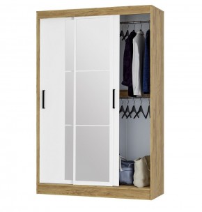 Шкаф-купе Тайм ШКК-03 (крафт/белый) в Нягани - nyagan.ok-mebel.com | фото 2