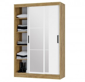 Шкаф-купе Тайм ШКК-03 (крафт/белый) в Нягани - nyagan.ok-mebel.com | фото 3
