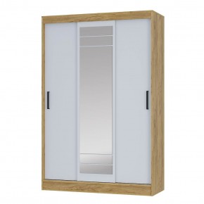 Шкаф-купе Тео ШКК-02 (крафт/белый) в Нягани - nyagan.ok-mebel.com | фото 2