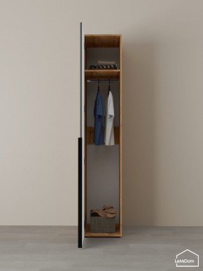 Шкаф Linnea MHR-1 2050х400х510 (ДВ-М 11.1.25) в Нягани - nyagan.ok-mebel.com | фото 4
