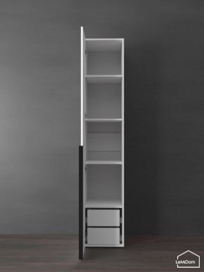 Шкаф Linnea MHR-1-4 2050х400х510 (Белый-М 11.1.1) в Нягани - nyagan.ok-mebel.com | фото 7