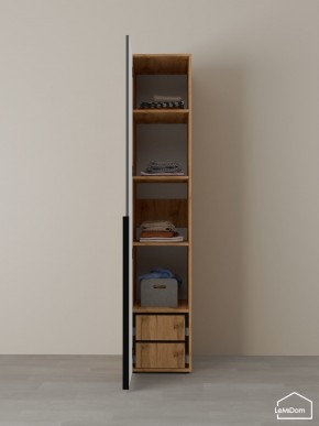 Шкаф Linnea MHR-1-4 2050х400х510 (ДВ-М 11.1.25) в Нягани - nyagan.ok-mebel.com | фото 6