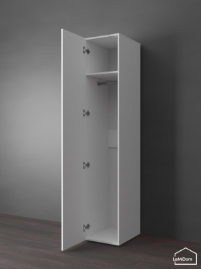 Шкаф Linnea MHR-1PO 2050х400х510 (Белый-М 11.1.1) в Нягани - nyagan.ok-mebel.com | фото 4