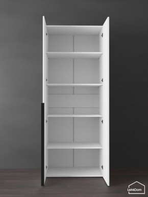 Шкаф Linnea MHR-2-2 2050х800х510 (Белый-М 11.1.1) в Нягани - nyagan.ok-mebel.com | фото 4