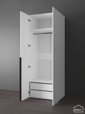 Шкаф Linnea MHR-2-3 2050х800х510 (Белый-М 11.1.2) в Нягани - nyagan.ok-mebel.com | фото 6