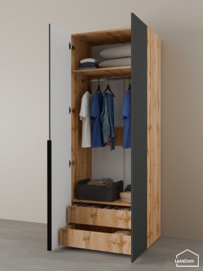 Шкаф Linnea MHR-2-3 2050х800х510 (ДВ-М 11.1.25) в Нягани - nyagan.ok-mebel.com | фото 6
