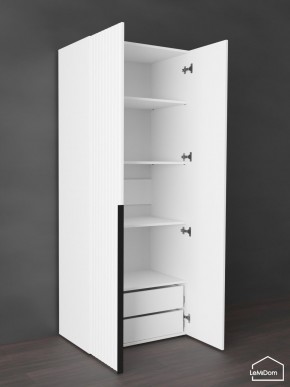 Шкаф Linnea MHR-2-4 2050х800х510 (Белый-М 11.1.2) в Нягани - nyagan.ok-mebel.com | фото 6
