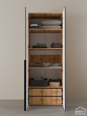 Шкаф Linnea MHR-2-4 2050х800х510 (ДВ-М 11.1.25) в Нягани - nyagan.ok-mebel.com | фото 5