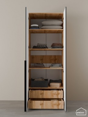 Шкаф Linnea MHR-2-4 2050х800х510 (ДВ-М 11.1.25) в Нягани - nyagan.ok-mebel.com | фото 6