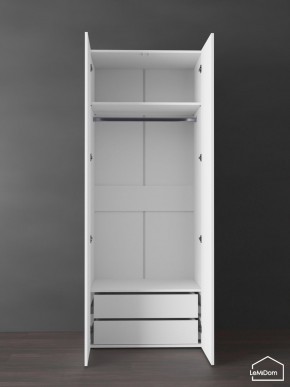 Шкаф Linnea MHR-2PO-3 2050х800х510 (Белый-М 11.1.1) в Нягани - nyagan.ok-mebel.com | фото 4
