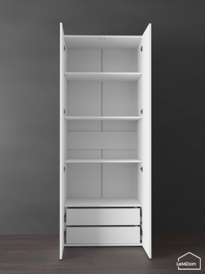 Шкаф Linnea MHR-2PO-4 2050х800х510 (Белый-М 11.1.2) в Нягани - nyagan.ok-mebel.com | фото 5