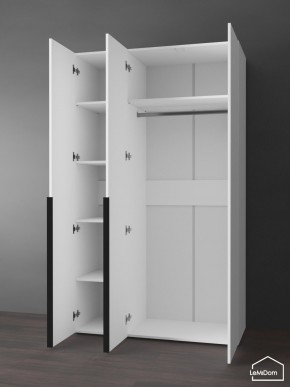 Шкаф Linnea MHR-3-1 2050х1200х510 (Белый-М 11.1.2) в Нягани - nyagan.ok-mebel.com | фото 5