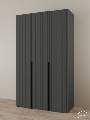 Шкаф Linnea MHR-3-1 2050х1200х510 (Графит-М 11.1.25) в Нягани - nyagan.ok-mebel.com | фото