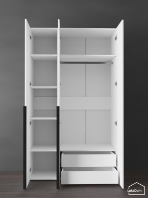 Шкаф Linnea MHR-3-2 2050х1200х510 (Белый-М 11.1.1) в Нягани - nyagan.ok-mebel.com | фото 6