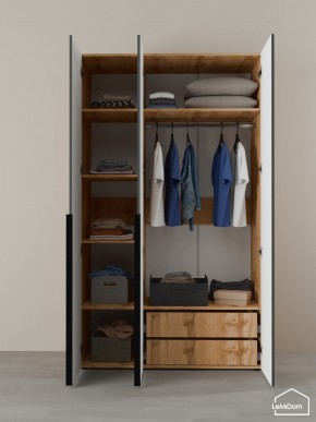 Шкаф Linnea MHR-3-2 2050х1200х510 (ДВ-М 11.1.25) в Нягани - nyagan.ok-mebel.com | фото 5