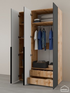 Шкаф Linnea MHR-3-2 2050х1200х510 (ДВ-М 11.1.25) в Нягани - nyagan.ok-mebel.com | фото 6