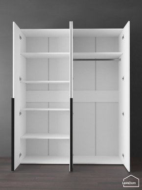 Шкаф Linnea MHR-4-1 2050х1600х510 (Белый-М 11.1.2) в Нягани - nyagan.ok-mebel.com | фото 4