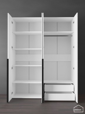 Шкаф Linnea MHR-4-2 2050х1600х510 (Белый-М 11.1.2) в Нягани - nyagan.ok-mebel.com | фото 5