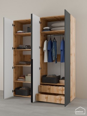 Шкаф Linnea MHR-4-2 2050х1600х510 (ДВ-М 11.1.25) в Нягани - nyagan.ok-mebel.com | фото 5