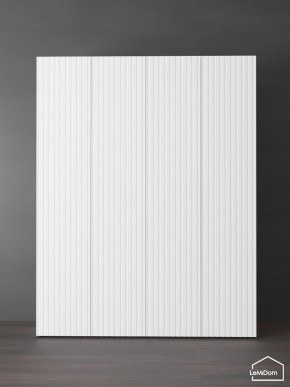 Шкаф Linnea MHR-4PO-1 2050х1600х510 (Белый-М 11.1.1) в Нягани - nyagan.ok-mebel.com | фото 5