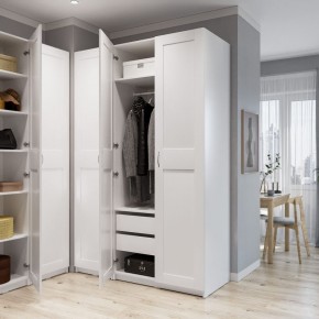 Шкаф МАКС однодверный, цвет белый в Нягани - nyagan.ok-mebel.com | фото 4