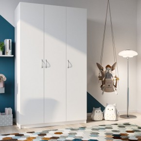 Шкаф ПЕГАС трехдверный, цвет белый в Нягани - nyagan.ok-mebel.com | фото 2