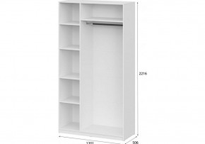 Шкаф платяной Даиго в Нягани - nyagan.ok-mebel.com | фото 3