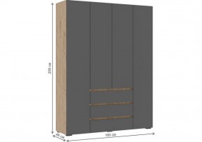 Шкаф платяной Элла в Нягани - nyagan.ok-mebel.com | фото 3