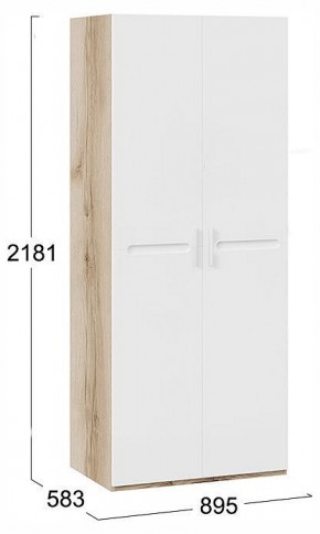 Шкаф платяной Фьюжн ТД-260.07.02 в Нягани - nyagan.ok-mebel.com | фото 4