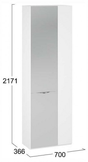 Шкаф платяной Глосс СМ-319.07.017 в Нягани - nyagan.ok-mebel.com | фото 4