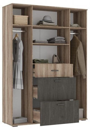 Шкаф платяной Паркинс в Нягани - nyagan.ok-mebel.com | фото 2
