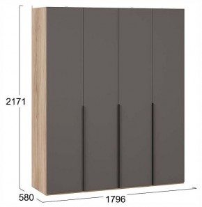 Шкаф платяной Порто СМ-393.07.110 в Нягани - nyagan.ok-mebel.com | фото 3