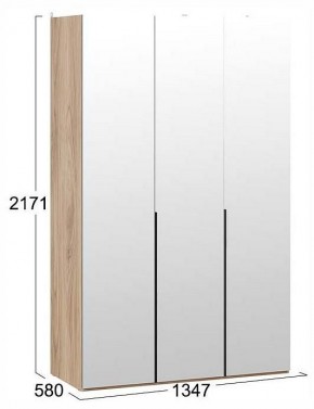 Шкаф платяной Порто СМ-393.07.111 в Нягани - nyagan.ok-mebel.com | фото 3