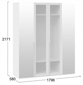 Шкаф платяной Порто СМ-393.07.115 в Нягани - nyagan.ok-mebel.com | фото 4