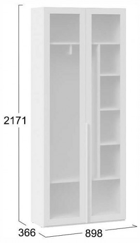 Шкаф платяной Порто СМ-393.07.226 в Нягани - nyagan.ok-mebel.com | фото 4