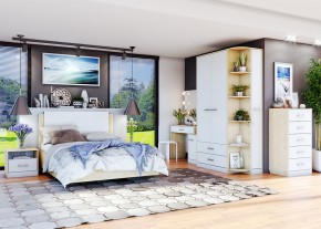 Шкаф "Милана" 2-х створчатый с 2 ящиками в Нягани - nyagan.ok-mebel.com | фото 2