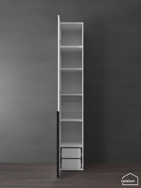 Шкаф с антресолью Linnea MHR-1A-4 2450х400х510 (Белый-М 11.1.1) в Нягани - nyagan.ok-mebel.com | фото 6