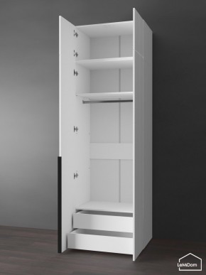 Шкаф с антресолью Linnea MHR-2A-3 2450х800х510 (Белый-М 11.1.2) в Нягани - nyagan.ok-mebel.com | фото 5