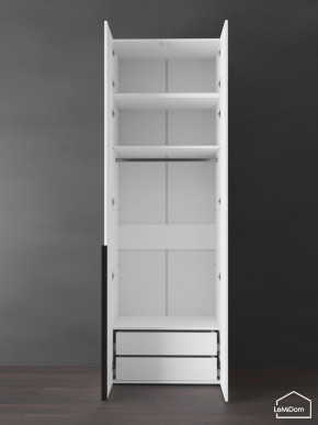 Шкаф с антресолью Linnea MHR-2A-3 2450х800х510 (Белый-М 11.1.2) в Нягани - nyagan.ok-mebel.com | фото 6
