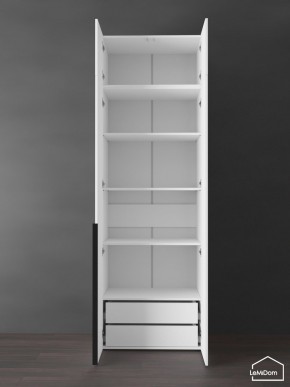 Шкаф с антресолью Linnea MHR-2A-4 2450х800х510 (Белый-М 11.1.1) в Нягани - nyagan.ok-mebel.com | фото 6