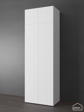 Шкаф с антресолью Linnea MHR-2POA-2 2450х800х510 (Белый-М 11.1.2) в Нягани - nyagan.ok-mebel.com | фото