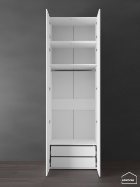 Шкаф с антресолью Linnea MHR-2POA-3 2450х800х510 (Белый-М 11.1.2) в Нягани - nyagan.ok-mebel.com | фото 5