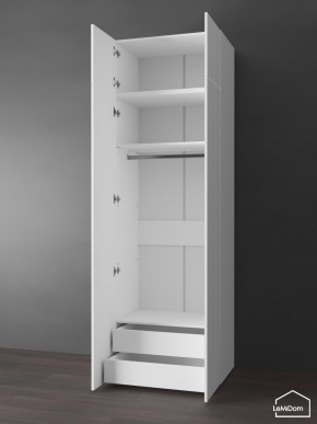Шкаф с антресолью Linnea MHR-2POA-3 2450х800х510 (Белый-М 11.1.2) в Нягани - nyagan.ok-mebel.com | фото 6