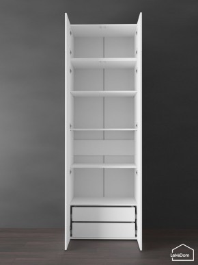 Шкаф с антресолью Linnea MHR-2POA-4 2450х800х510 (Белый-М 11.1.1) в Нягани - nyagan.ok-mebel.com | фото 6